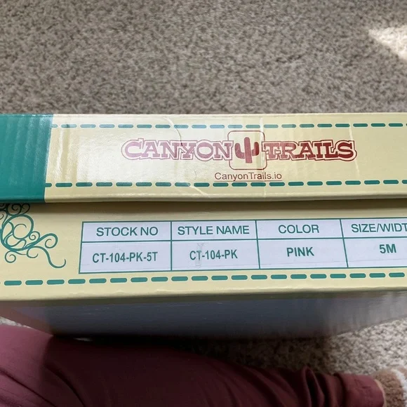 Canyon Trails Girls pink Cowboy boots - Picture 6 of 6